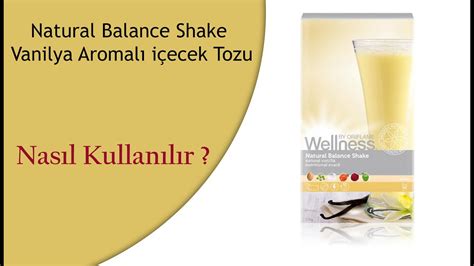 natural balance shake nasıl kullanılır